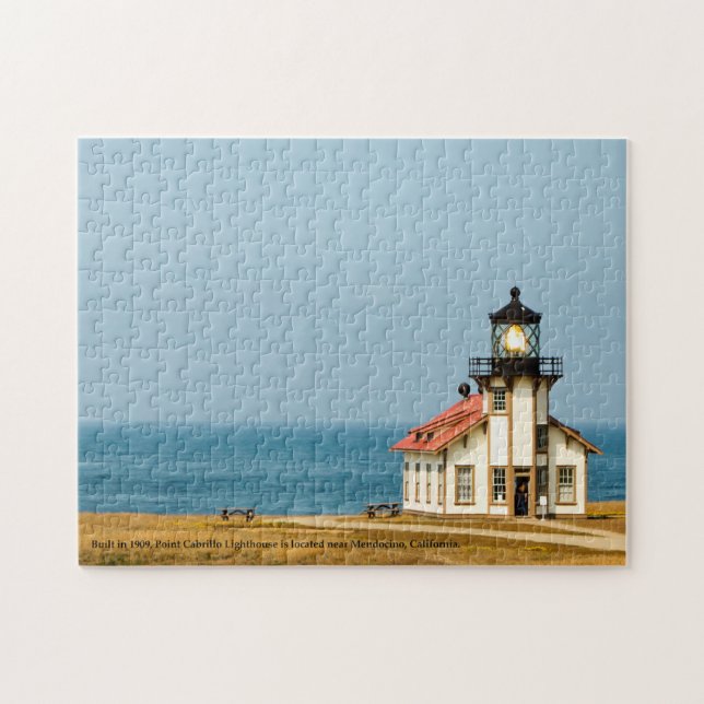 California Point Cabrillo Lighthouse Jigsaw Puzzle (Horizontal)