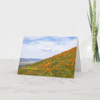 California Poppies Card