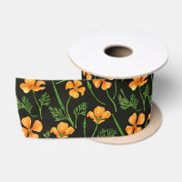California poppies, summertime flowers, orange wil
