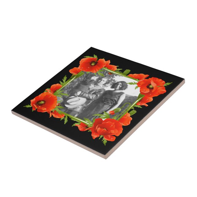California Poppies Tile (Side)
