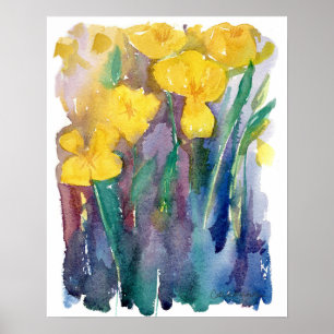 California Poppy Flowers Orange Wildflower Poster