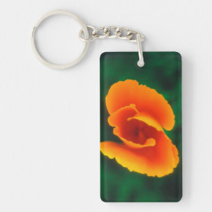 California Poppy Keychain
