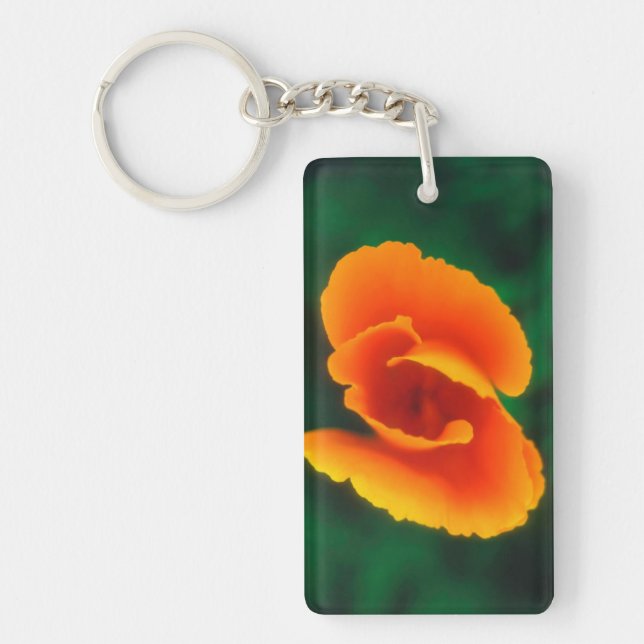 California Poppy Keychain (Front)
