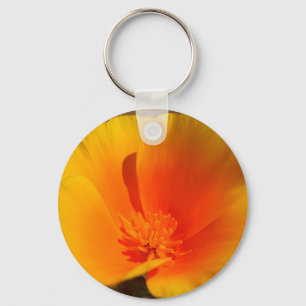 California Poppy keychain