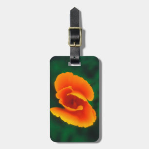 California Poppy Luggage Tag