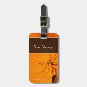 California Poppy Luggage Tag