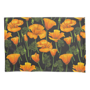 California poppy pillowcase
