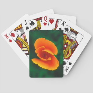 California Poppy Playing Cards
