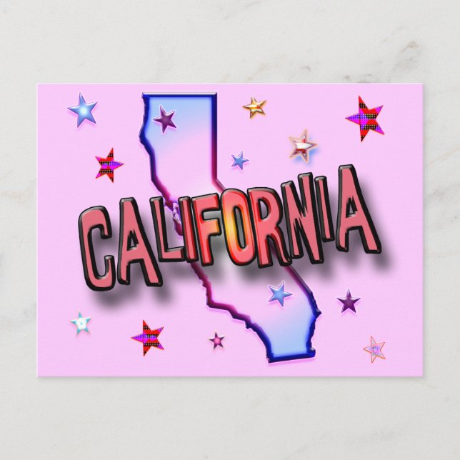 CALIFORNIA POSTCARD (Front)