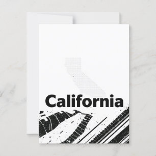 California Postcard – Bold Centred Typography