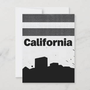 California Postcard – Bold Centred Typography