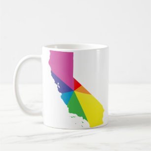 california pride. angled. coffee mug