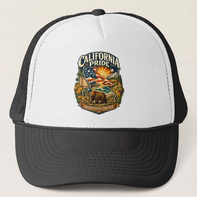 California Pride Golden State Forever Cap (Front)