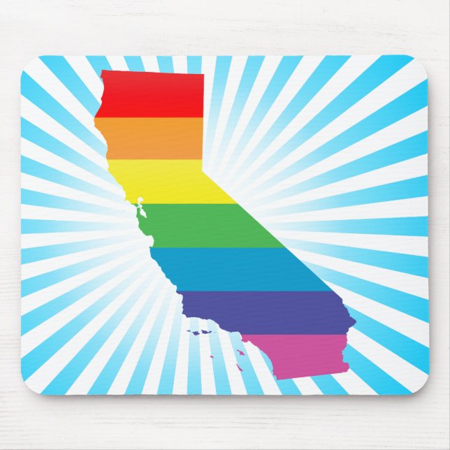 california pride. mouse pad (Front)