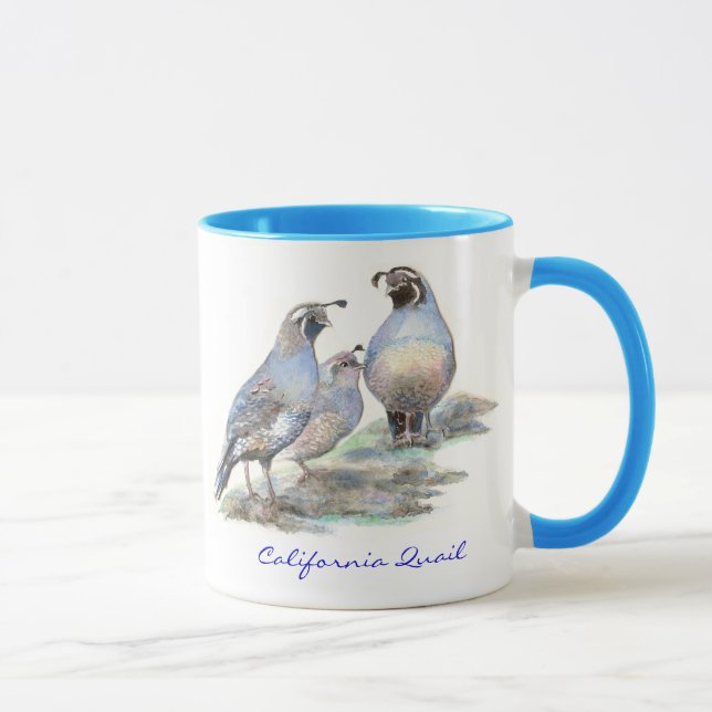 California Quail  Mug (Right)