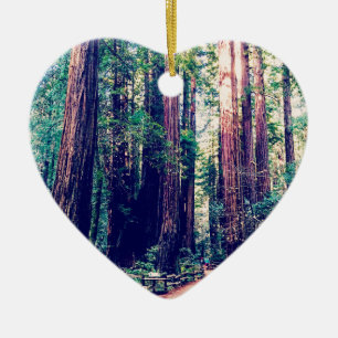 California Redwoods Ceramic Ornament