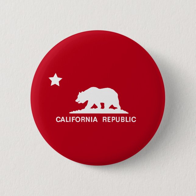 California Republic 2 Inch Round Button (Front)