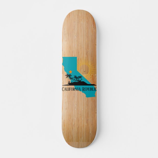 California Republic Beach Skateboard (Front)