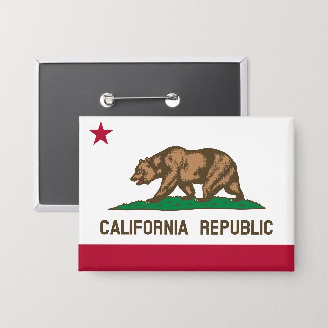 California Republic Bear Flag: Cali Golden State (Front/Back)