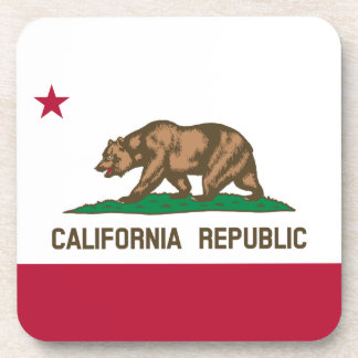 California Republic Bear Flag: Cali Golden State Coaster