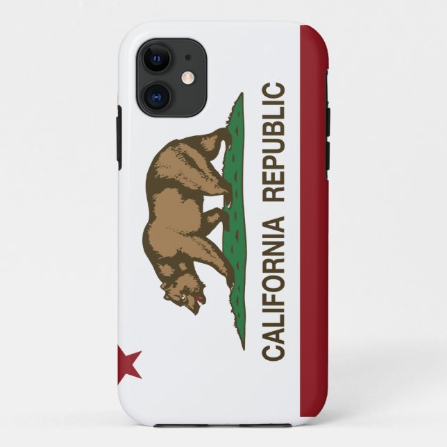 California Republic Flag Case-Mate iPhone Case (Back)