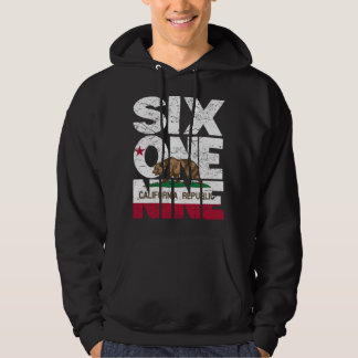 California Republic Flag Hoodie - 619 Area Code