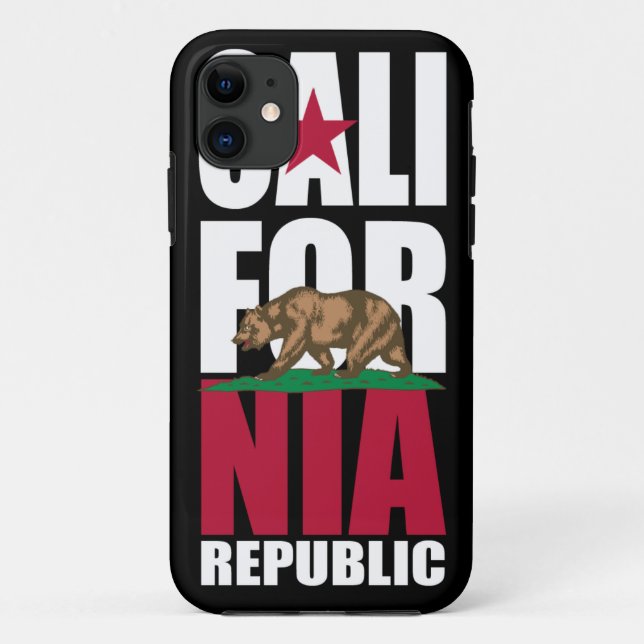 California Republic Flag iPhone 5 Case (Back)