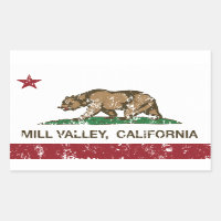 California Republic Flag Mill Valley