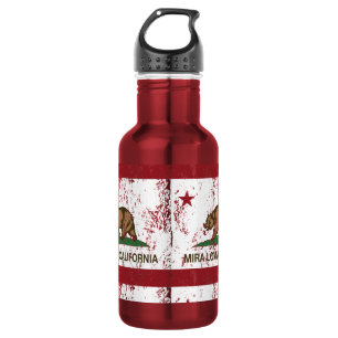 California Republic Flag Mira Loma 532 Ml Water Bottle