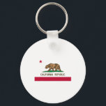 California Republic Flag Patriotic State Travel Us Keychain<br><div class="desc">California Republic Flag Patriotic State Travel Usa</div>