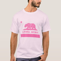 California Republic Flag (Pink)