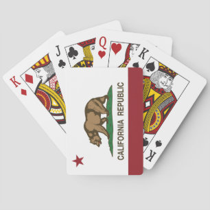 California Republic Flag Playing Cards