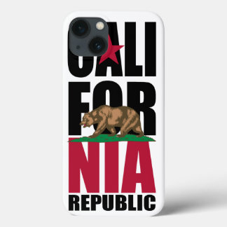 California Republic Flag Stack iPhone 13 Case