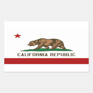 California Republic Flag Sticker