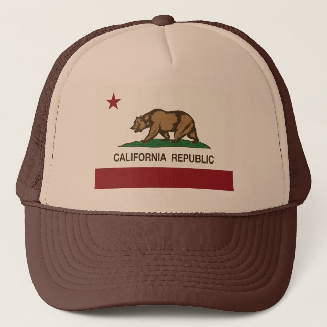 California Republic Grizzly Bear Hat (Front)