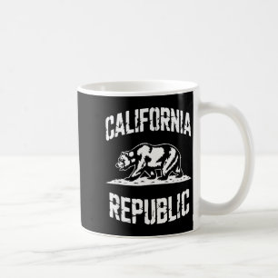 California Republic Grizzly State Retro Vintage Coffee Mug
