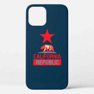 California Republic in Retro Pop Style iPhone 12 Pro Case
