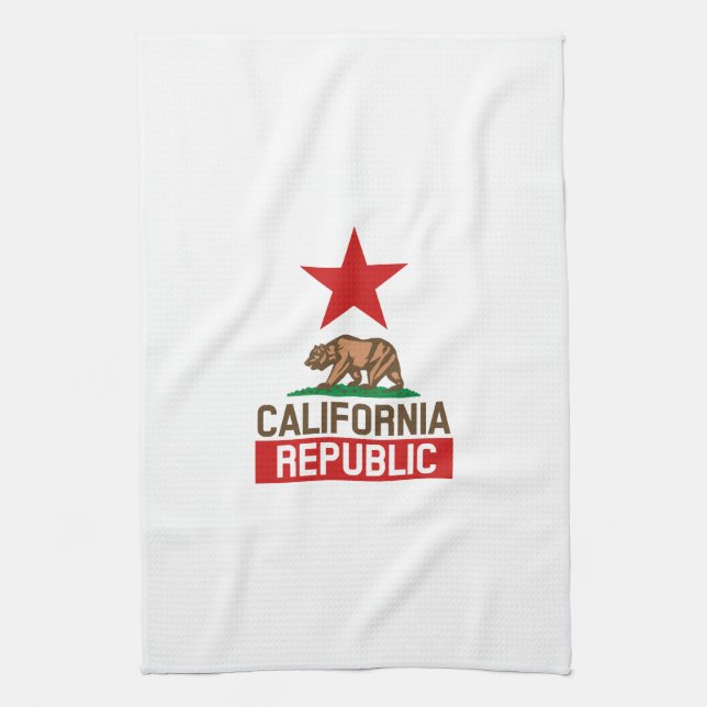 California Republic Kitchen Towel (Vertical)