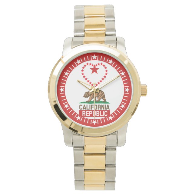 California Republic Love for Red Star Dial Watch (Front)