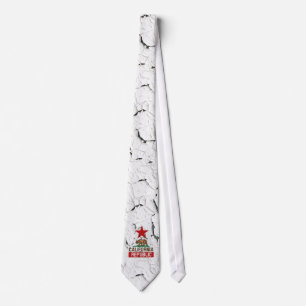 California Republic Peeling Paint Decor Tie