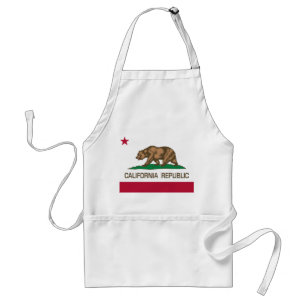California Republic State Bear Flag Standard Apron