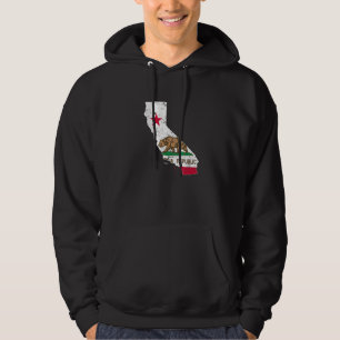 California Republic State Flag Cool Usa Ca Flags M Hoodie