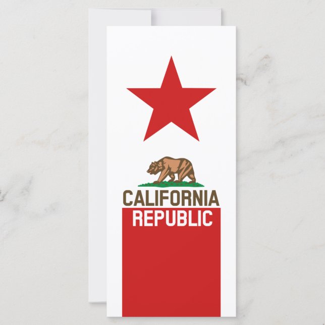 CALIFORNIA REPUBLIC State Flag Decor (Front)