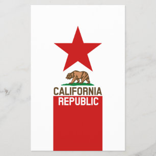CALIFORNIA REPUBLIC State Flag Decor Flyer