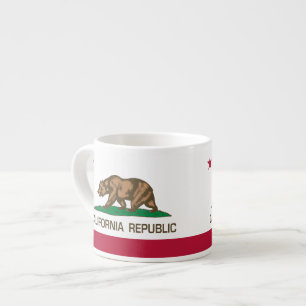 California Republic (State Flag) Espresso Cup