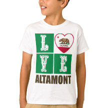 California Republic State Flag Heart Altamont