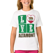 California Republic State Flag Heart Altamont