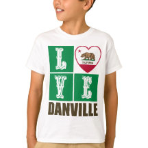 California Republic State Flag Heart Danville