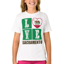 California Republic State Flag Heart Sacramento