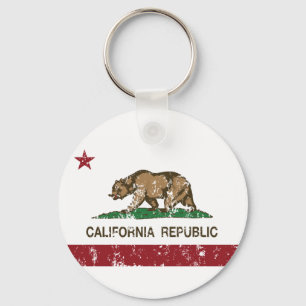 California Republic State Flag Keychain
